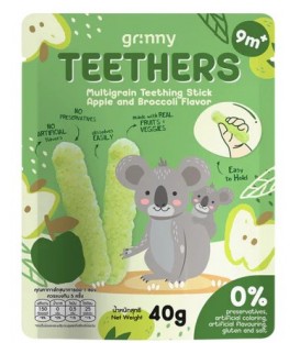 Grinny Multigrain Teething Stick Apple and Broccoli