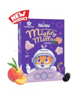 Noolie Mighty Melts with Antioxidant Fruits (Mulberry and Peach Flavor)