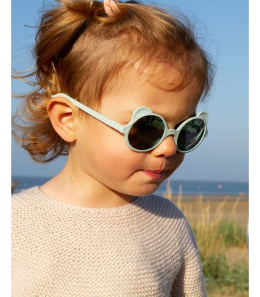 KI ET LA SUNGLASSES OURSON ALMOND GREEN