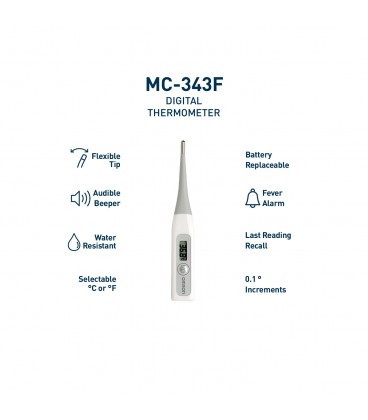 OMRON Digital Thermometer MC-343F