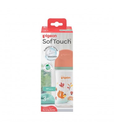 Pigeon SofTouch™ PP Nursing Bottle - Bear 240ml