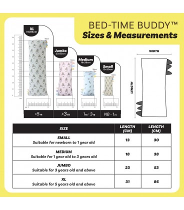 Baa Baa Sheepz Bed-Time Buddy™ Goodnight Baa Baa White with Color tag- Medium