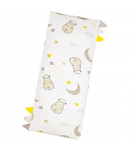 Baa Baa Sheepz Bed-Time Buddy™ Goodnight Baa Baa White with Color tag- Jumbo