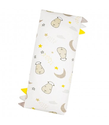 Baa Baa Sheepz Bed-Time Buddy™ Goodnight Baa Baa White with Color tag- Jumbo