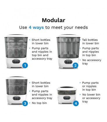 Baby Brezza One Step Steriliser and Dryer Advanced- white