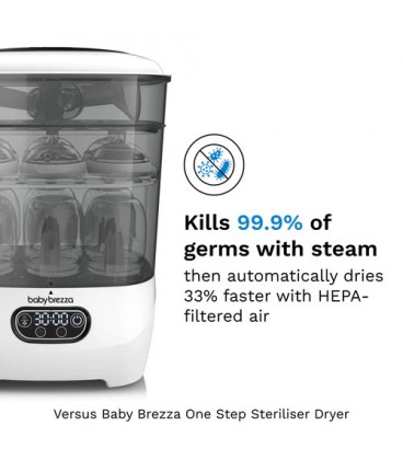 Baby Brezza One Step Steriliser and Dryer Advanced- white