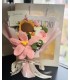 Crotchet Flower Bouquet- Pink