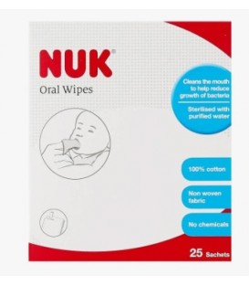 NUK Oral Wipes 25s