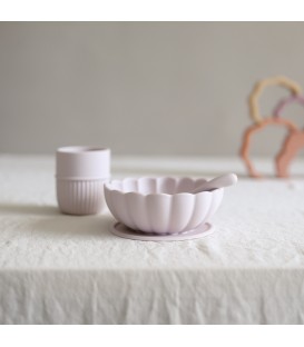 Mellow Kiku Silicone Dinnerware Set - Orchid Hush