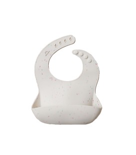 Mellow Silicone Bib - Rainbow Sprinkles / Whimsical Vanilla