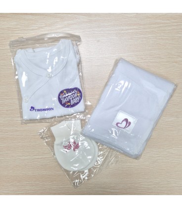 FREE Thomson Baby Vest, Swaddle and Mittens