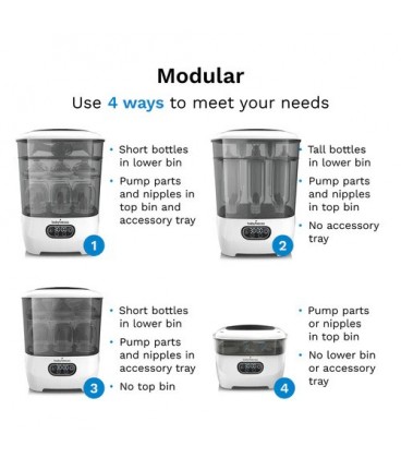 Baby Brezza One Step Steriliser and Dryer Advanced- White