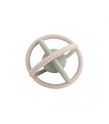 Mellow Silicone Teether Rattle Baby Ball - Honeydew