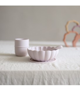 Mellow Kiku Silicone Dinnerware Set - Orchid Hush