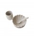 Mellow Kiku Silicone Dinnerware Set - Truffle