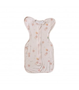 Mellow Cloud Soft Zip Baby Swaddles - Bunny Airscape (3 Months)