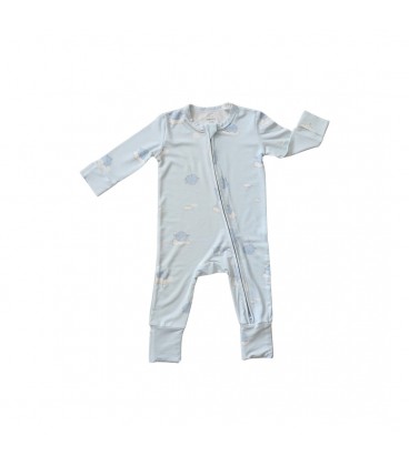 Mellow Cloud Soft Baby Sleepsuits - Dragon Dreams (0 Months)