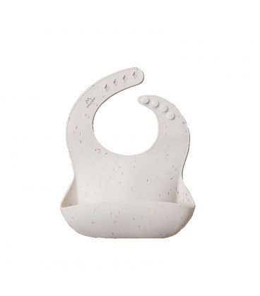 Mellow Silicone Bib - Rainbow Sprinkles