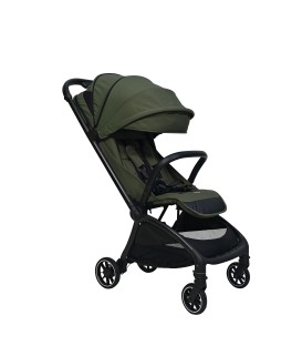 Hamilton Traveller Stroller (Black Frame) - Olive Green