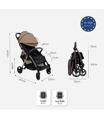 Hamilton MAX Carry Plus Stroller - Black