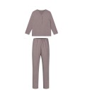 Nest Designs Bamboo Turalear Long Sleeve Nursing Pajamas Set (Medium)