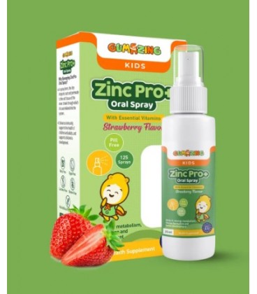 Gumazing ZincPro+ Oral Spray for Kids - Strawberry Flavour