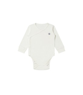 Nest Designs Organic Long Sleeve Kimono Onesie (2 Pack - 52 NB)