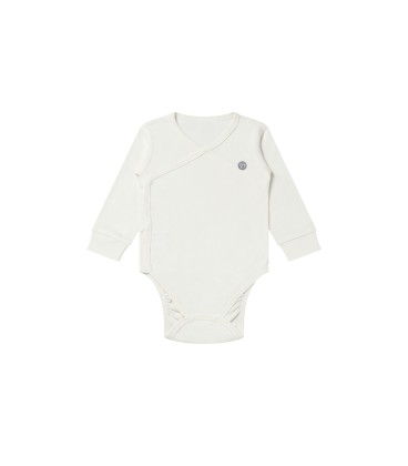 Nest Designs Organic Long Sleeve Kimono Onesie (2 Pack - 52 NB)