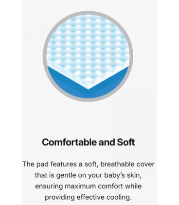 Hamilton Easy Cooling Stroller Pad Grey