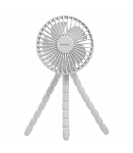 Hamilton Tripod Rotary Fan – White
