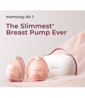 Momcozy Air 1 Ultra-Slim Hands-Free Wearable Pump with Wireless Charging Case