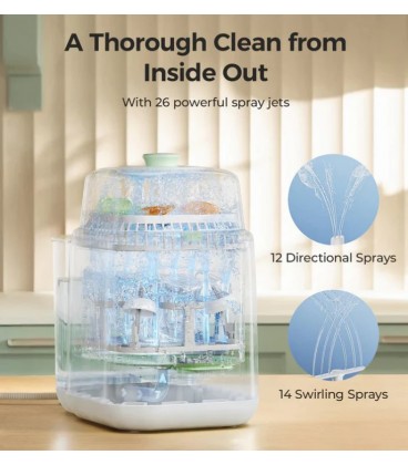 Momcozy KleanPal Pro Baby Bottle Washer, Sterilizer & Dryer