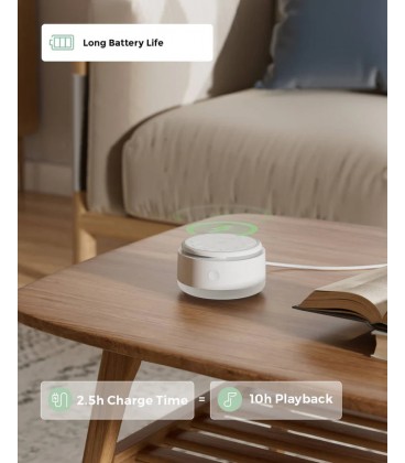 Momcozy Portable Baby Sound Machine with Night Light - Long Battery Life
