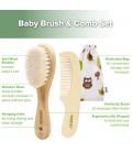 Haakaa Baby Brush & Comb Set