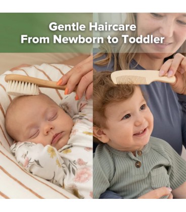 Haakaa Baby Brush & Comb Set