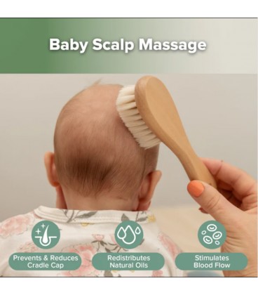 Haakaa Baby Brush & Comb Set