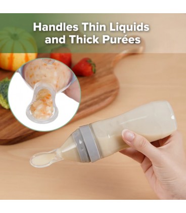 Haakaa Silicone Baby Food Dispensing Spoon