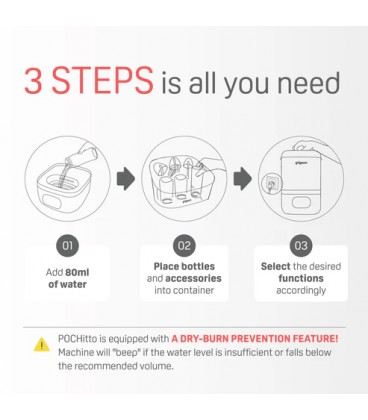 Pigeon POCHItto Steam and Dry Sterilizer