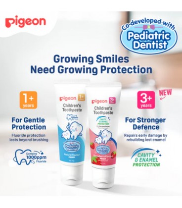 Pigeon Children's Toothpaste - For 1+ Years (Assorted Flavours)