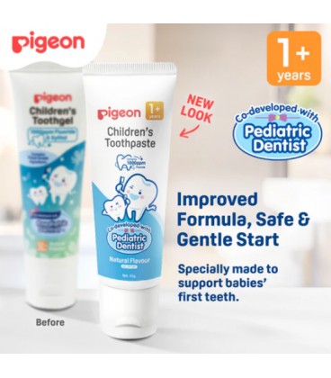 Pigeon Children's Toothpaste - For 1+ Years (Assorted Flavours)