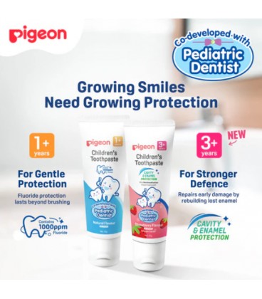 Pigeon Children's Toothpaste - For 3+ Years (Assorted Flavours)