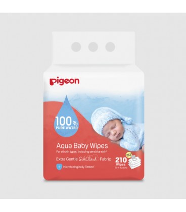 Pigeon Aqua Baby Wipes (70 Wipes) 3in1 Fliptop