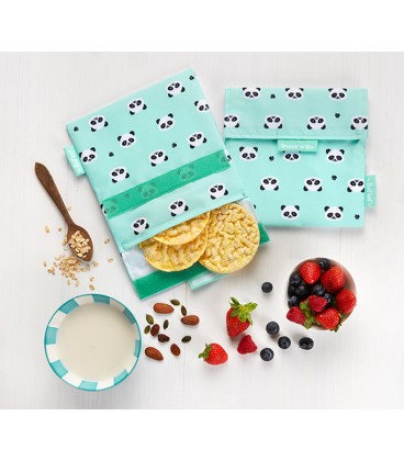 Roll and Eat "Snack N Go" Pouch - Panda