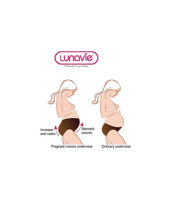 Lunavie Cotton Maxi Maternity Panty (3 pcs) - XL Size