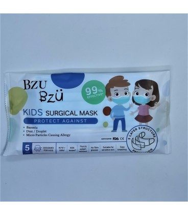 BZU BZU Kids Surgical Masks 5's