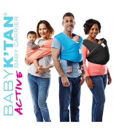 Baby K'Tan Baby Carrier Active L Black