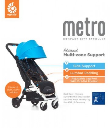 Ergobaby Metro Compact City Stroller- plum
