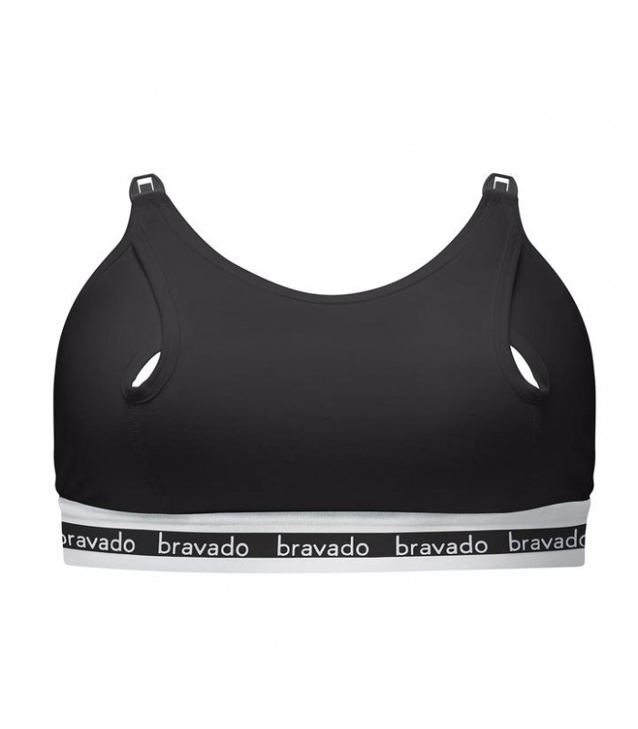 Bravado Designs Clip and Pump Hands-Free Nursing Bra Accessory -  Sustainable - Black