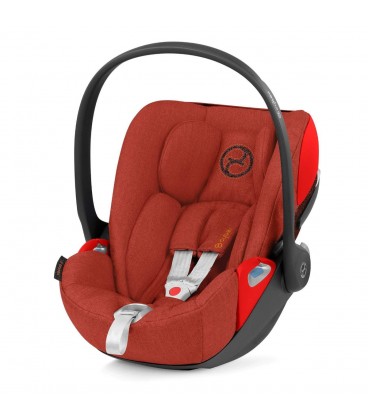 Cybex Cloud Z i-Size Plus Infant Car Seat - Autumn Gold Burnt Red
