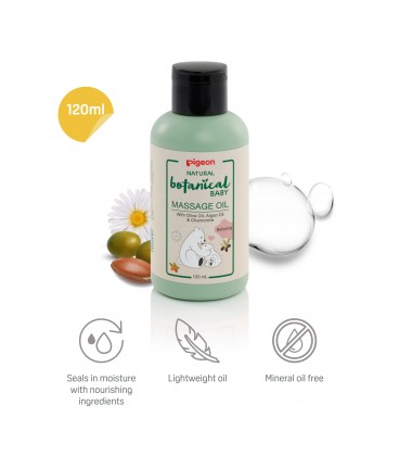 Natural Botanical Baby Massage Oil 120ml